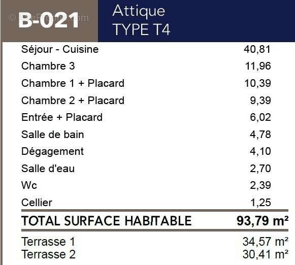 Appartement à TALENCE