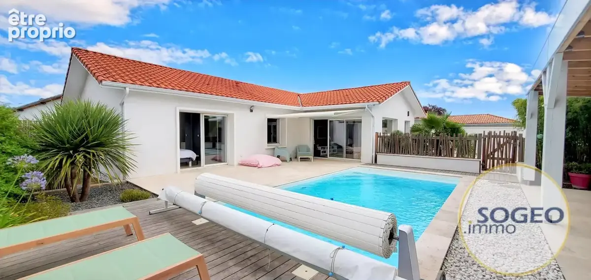 Maison 3 chambres + bureau, piscine avec pool house et cuisine d'été - photo 2