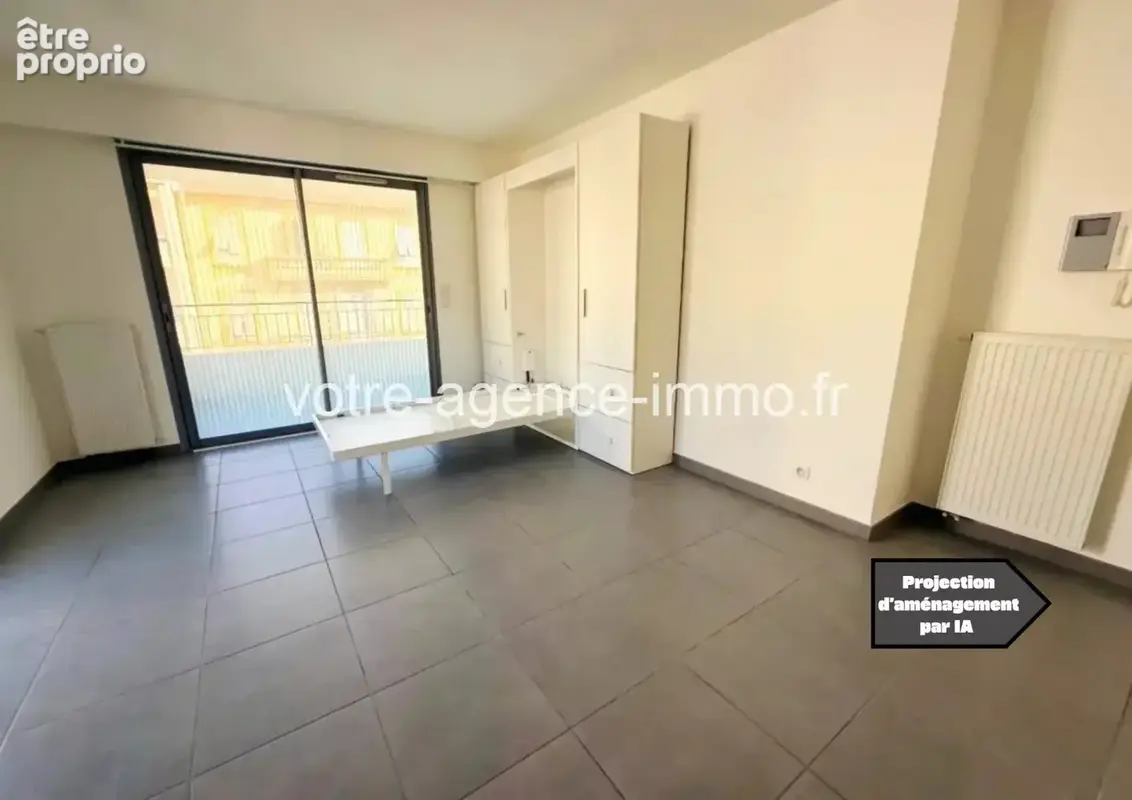 NICE NORD — Studio de 24 m² avec balcon de 7 m², résidence récente de standing - photo 5