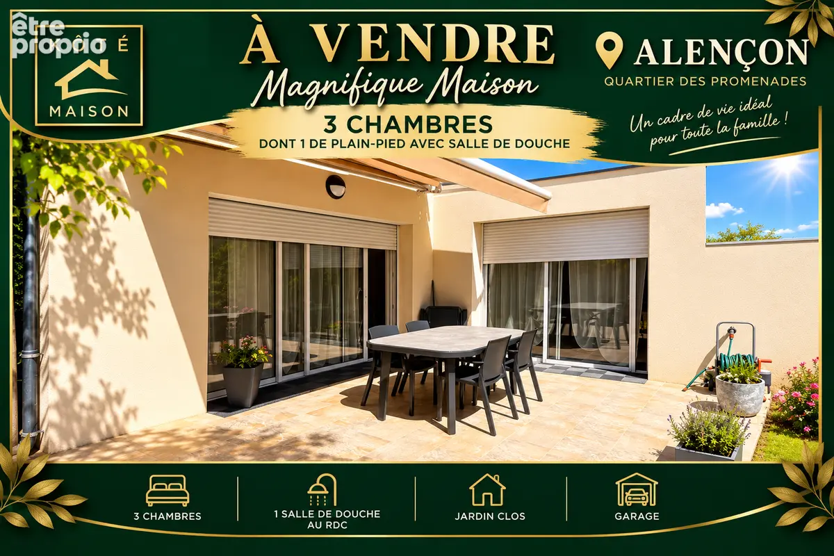 Alencon - quartier des promenades  - magnifique maison contemporaine - photo 2