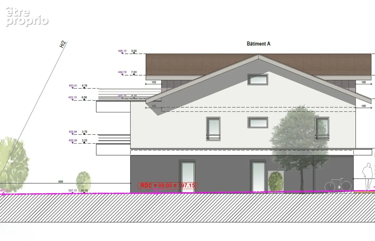 THONON quartier Ripaille / Concise - T3 avec terrasse, garage et cave - photo 11