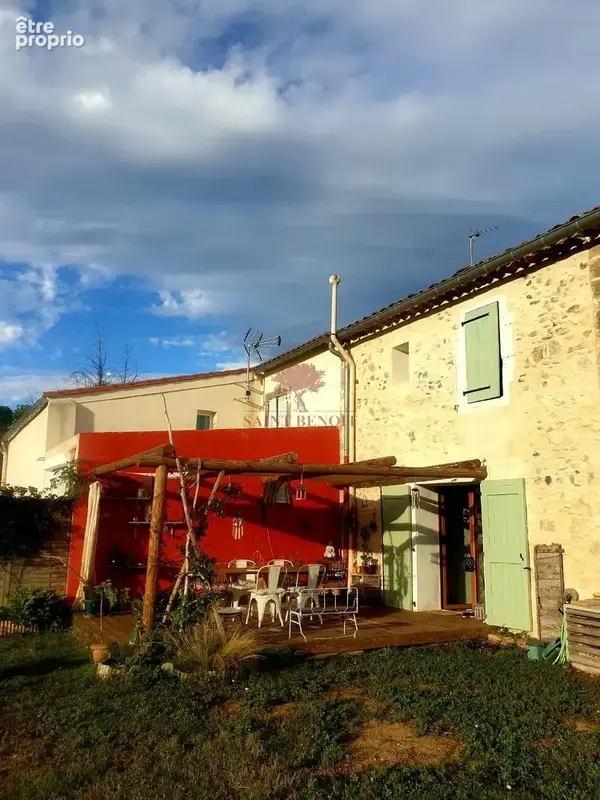 A vendre - secteur  gignac - renovee 2020 -maison en pierre de type t54 de 170m2 avec jardin - photo 2