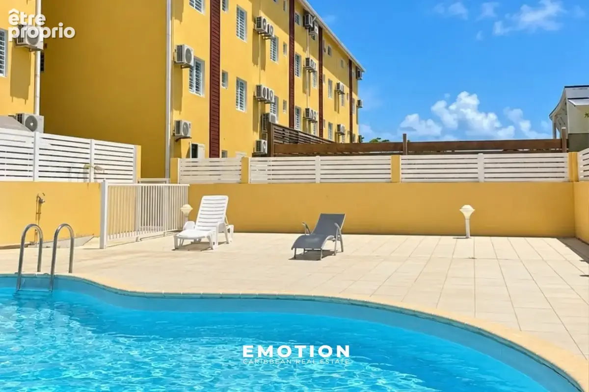 T3 meublé   2 chambres   résidence avec piscine   saint-françois - photo 10