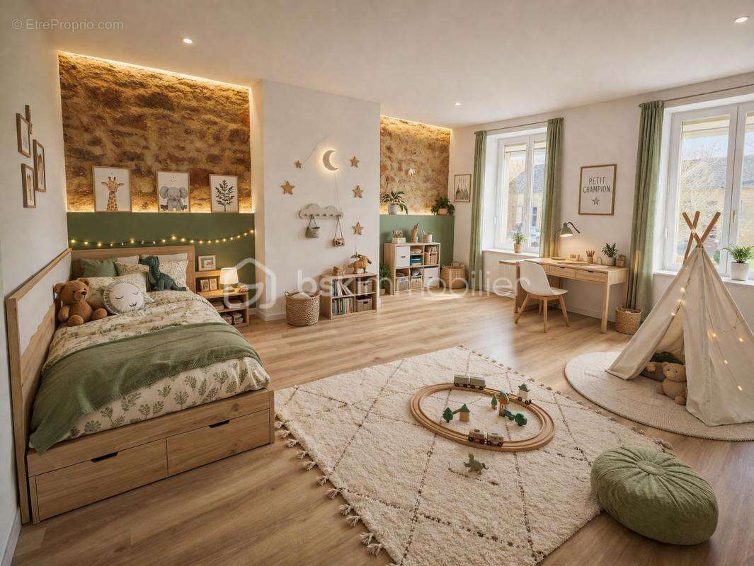  Maison de campagne rénovée – 345 m² – Vaux-Villaine (08) - photo 12
