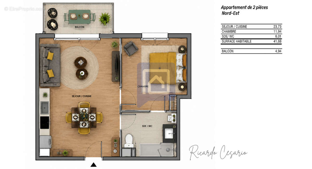 Appartement à QUIMPER