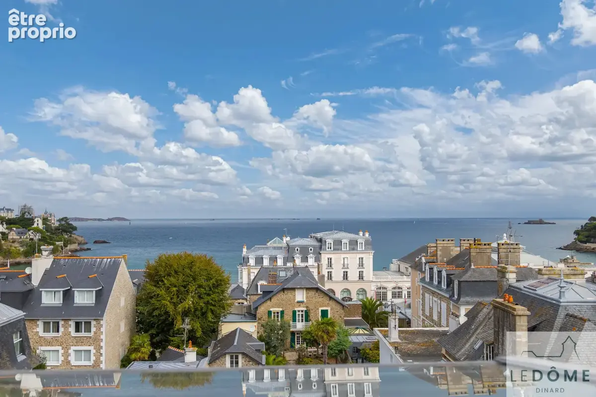 appartement vue mer Dinard Hyper centre - Appartement duplex balcon ascenseur garage - photo 2