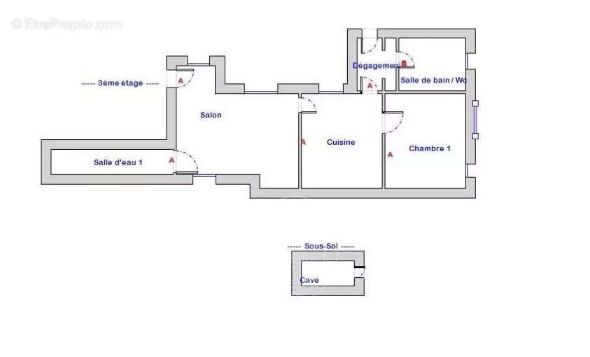 Appartement à PARIS-9E