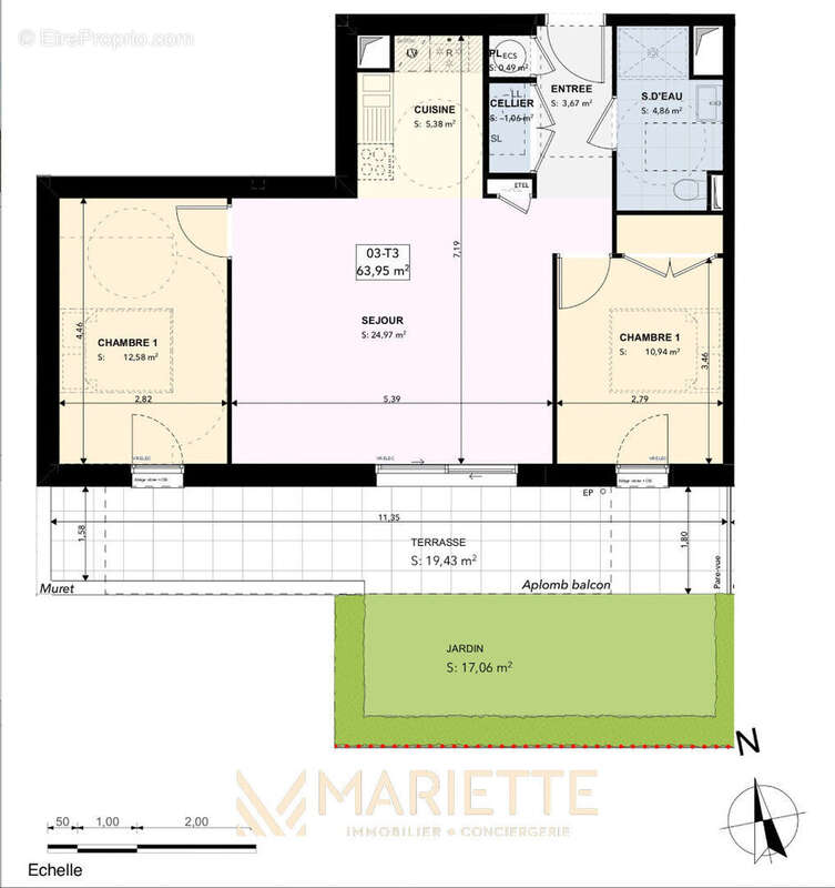 Appartement à CONCARNEAU