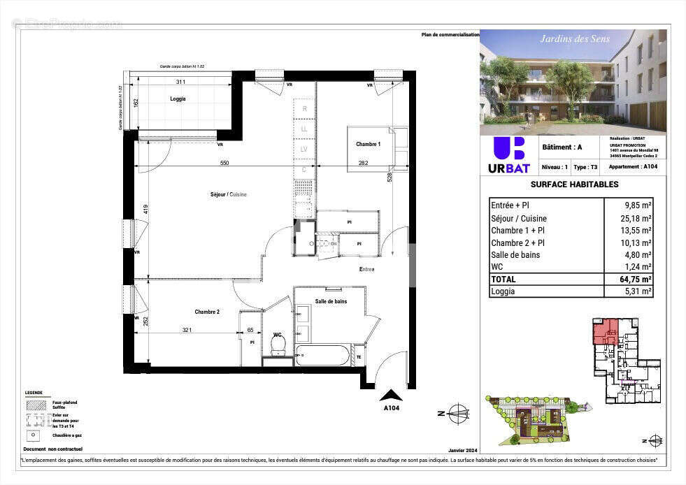 Appartement à SERPAIZE