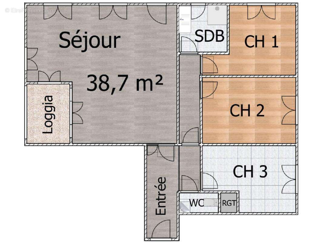 Appartement à CERGY