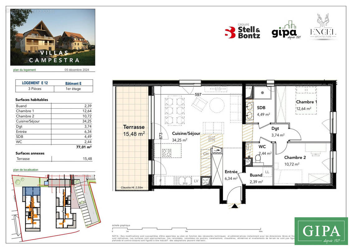 Appartement à BREUSCHWICKERSHEIM
