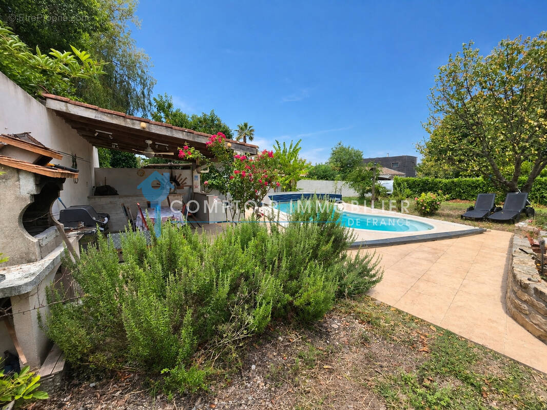 Dépt Hérault (34) - Aniane - À vendre - Maison T4 de 100m2, parcelle de 1000m2, piscine, garage - photo 1