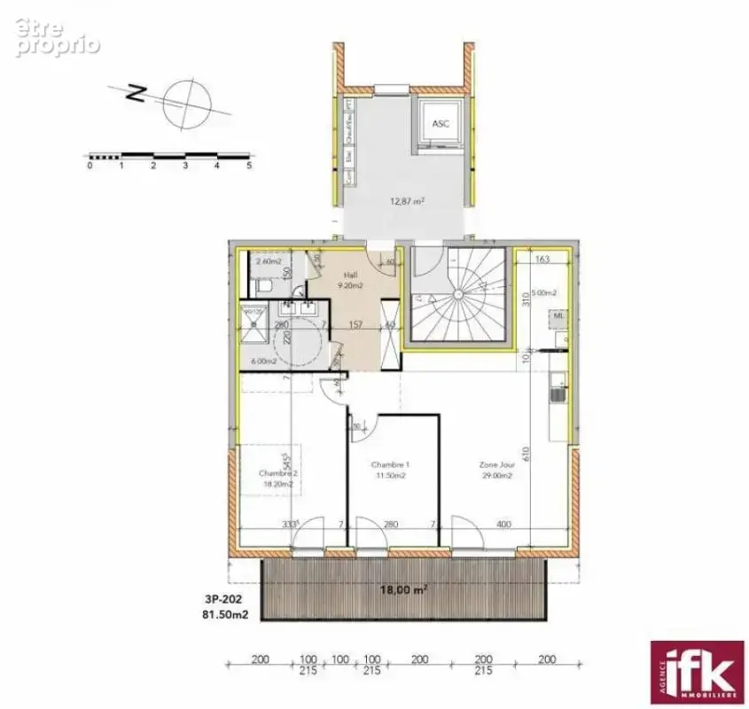 COLMAR – Résidence « Le 7 » Lot n°202 - Appartement 3 pièces avec terrasse - photo 2