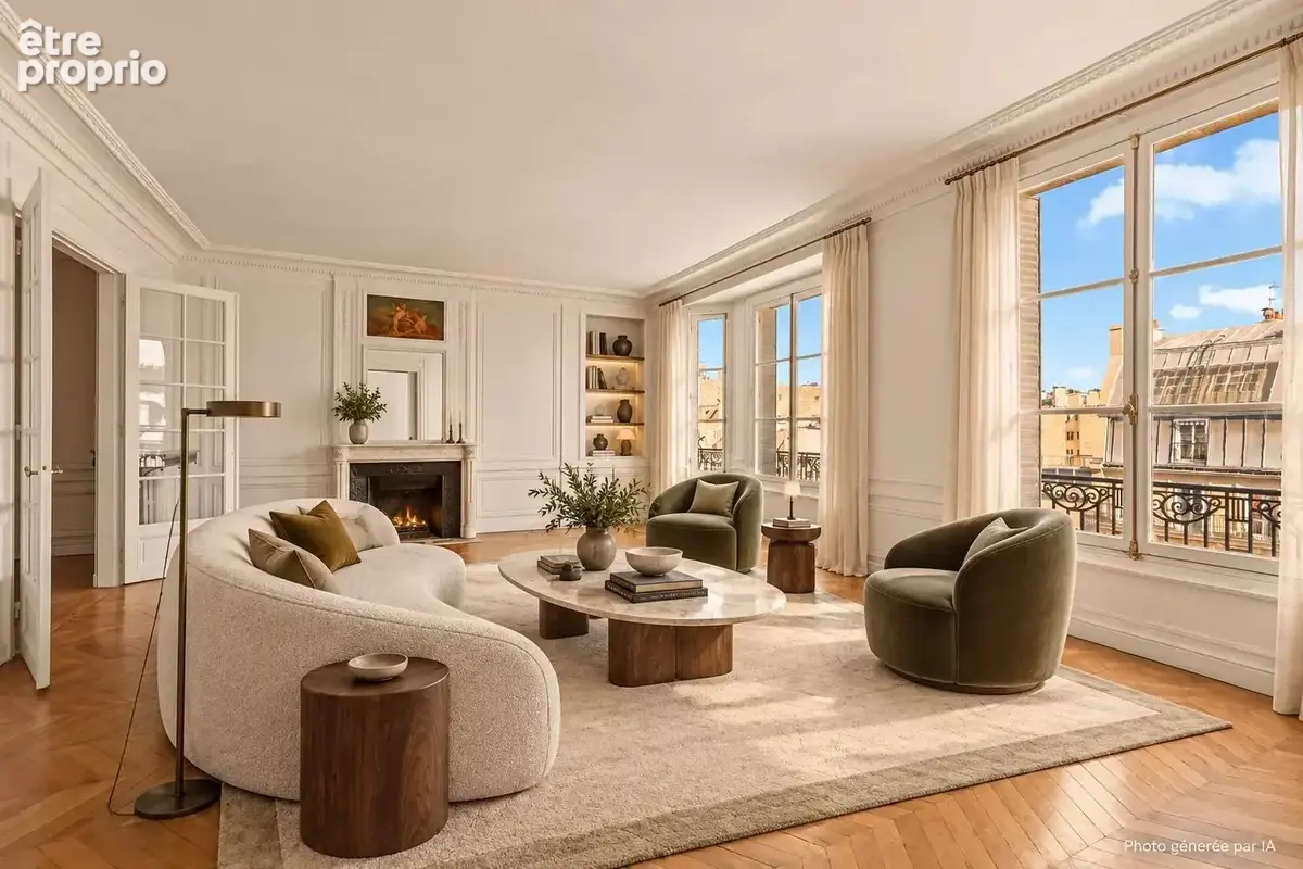 Paris 17e – Wagram/Ampère – Appartement familial de réception avec balcon et vues dégagées - photo 2