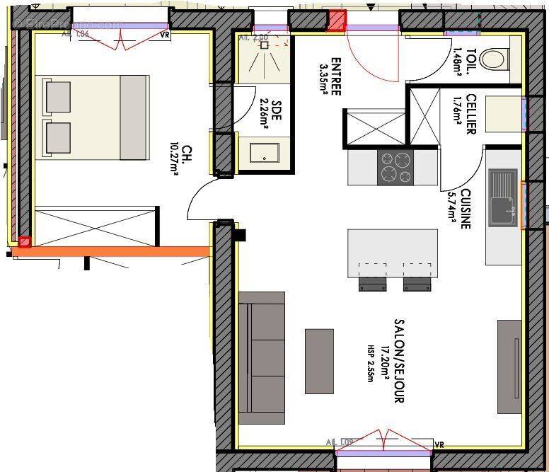 Appartement à TOULOUSE