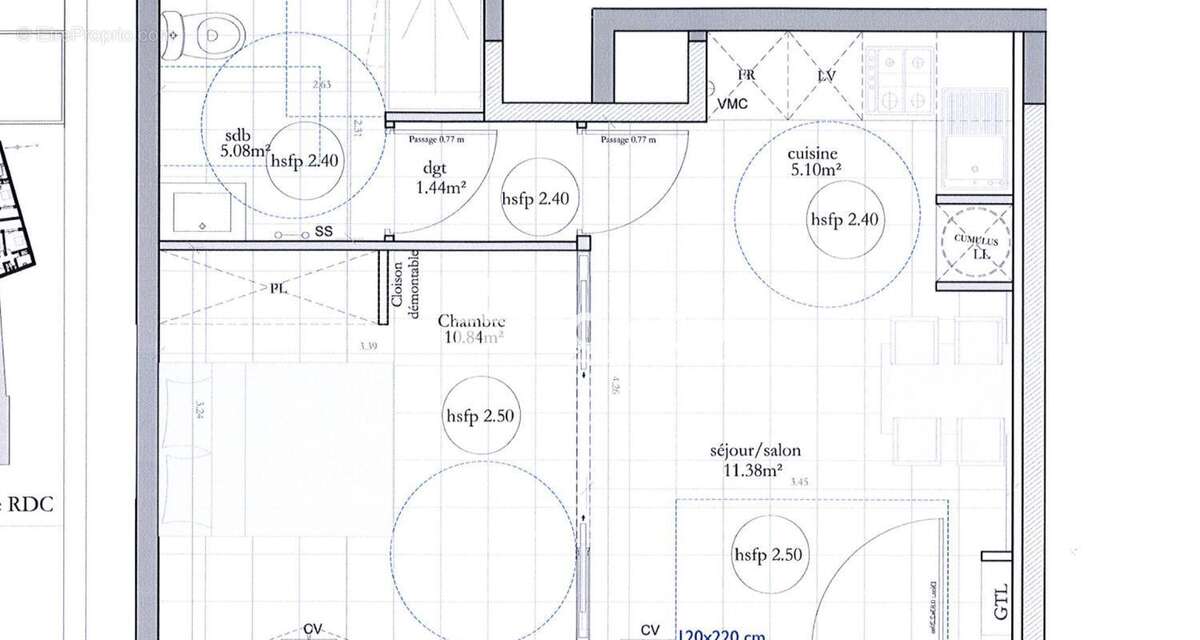 Exclusivité FONCIA, T2 rez-de-chaussée, 34.48 m2 habitables, centre historique - photo 2