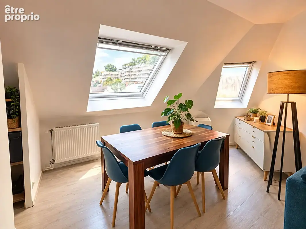 Pontoise centre coup de coeur pour ce charmant T2 duplex de 43 M² ,49 utile à 5 min de la gare. - photo 4