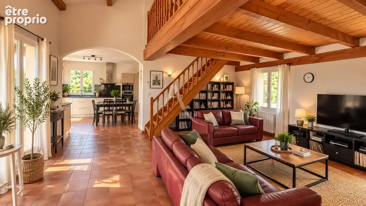 Villa de 122.23m2 avec terrasse piscine et garage au calme à cruis - photo 3