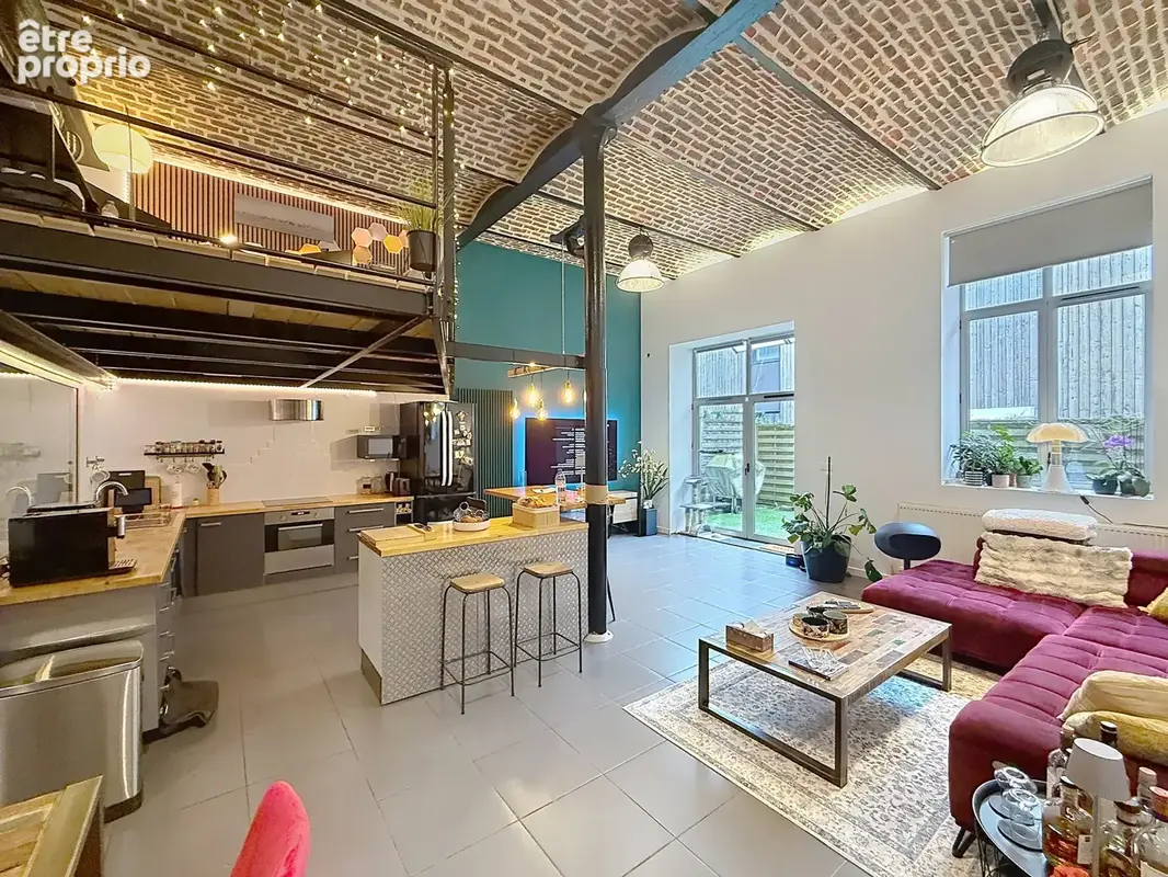 Loft d'exception avec jardin_cachet industriel - photo 3