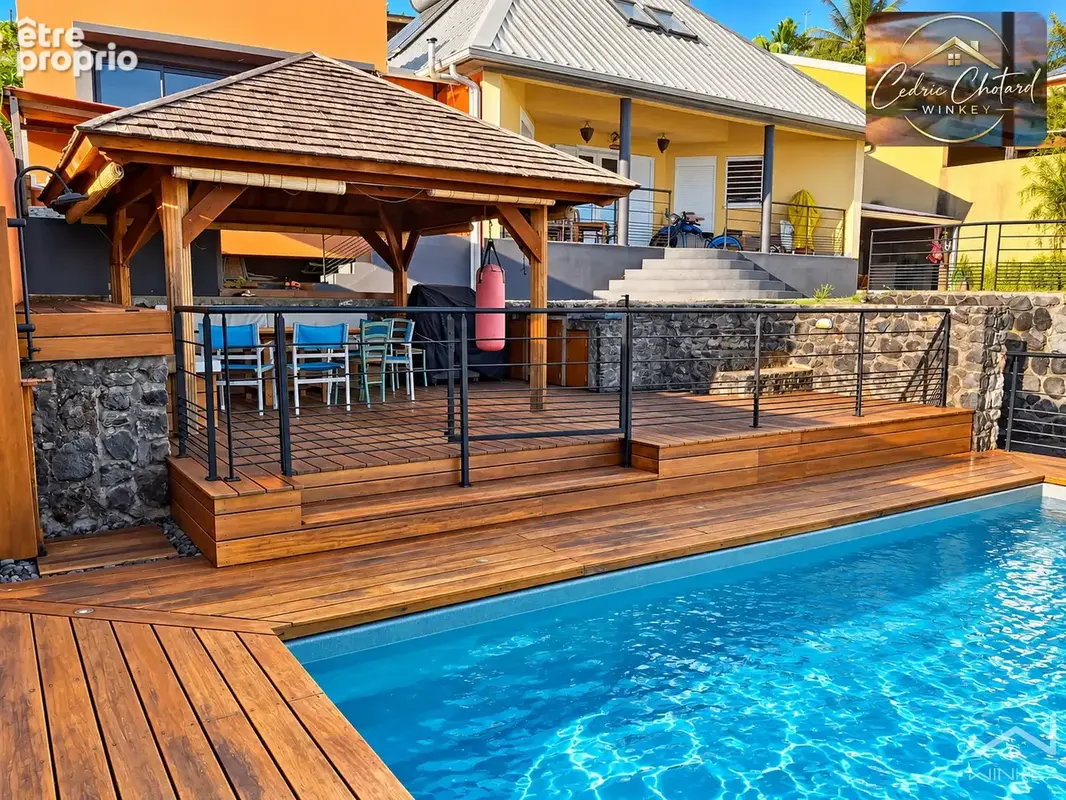 Saint-paul   bellemène  villa 160 m2 avec piscine et vue mer panoramique à 180o - photo 3