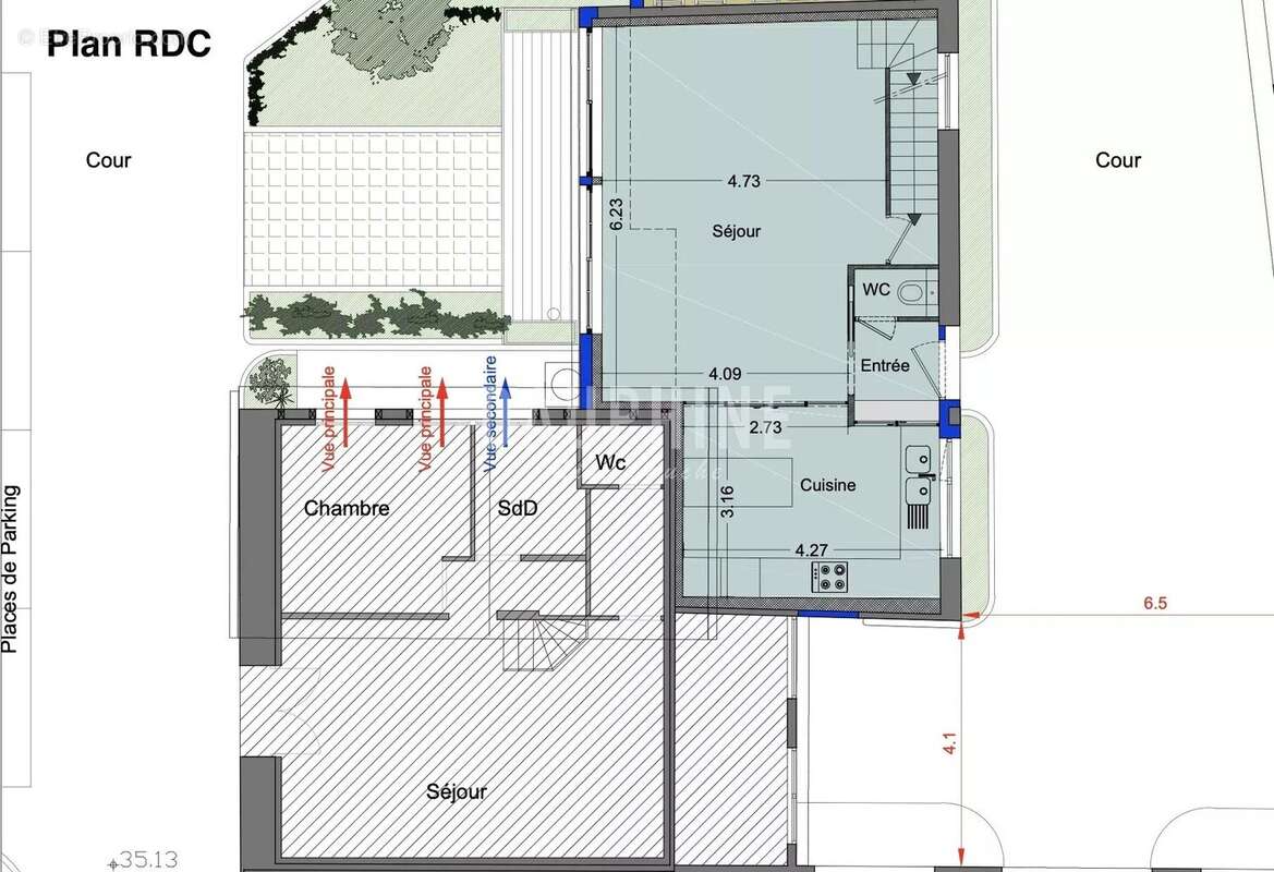Appartement à PARIS-15E