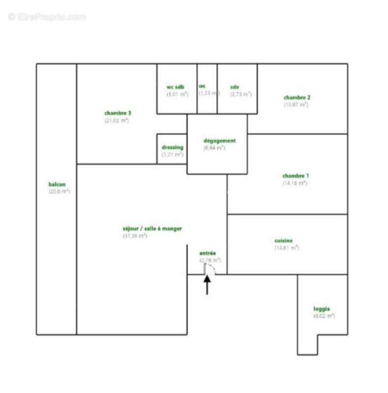 Appartement à MARSEILLE-8E