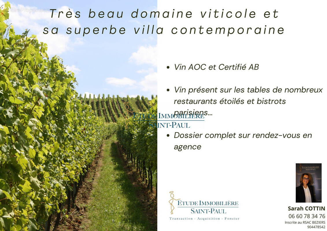 Maison à SAINT-CHINIAN