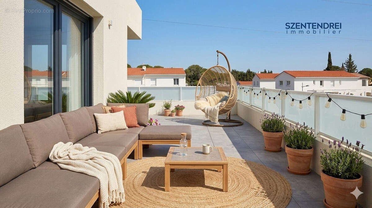 Saint Aunès - appartement T4 - ROOFTOP - Szentendrei Immobilier - Appartement à SAINT-AUNES
