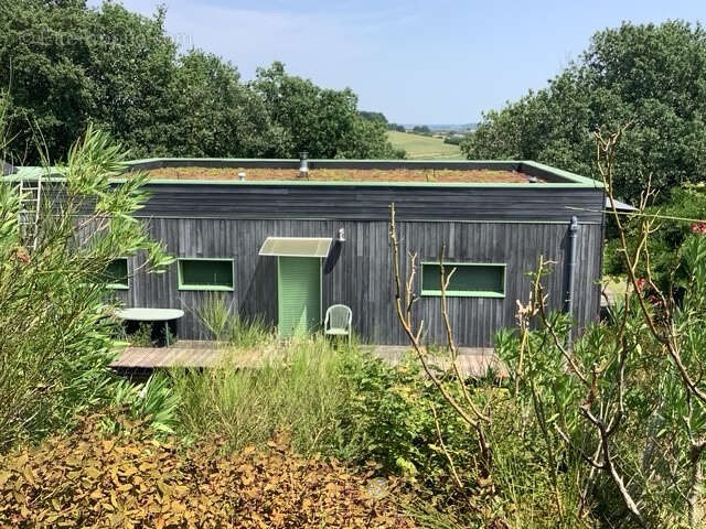 Maison bioclimatique à ossature bois, piscine biologique, gîte indépendant et panneaux solaires - photo 15