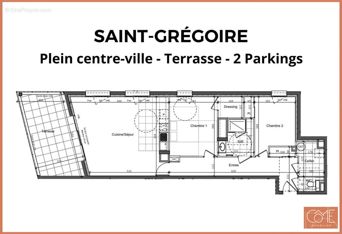 Appartement à SAINT-GREGOIRE