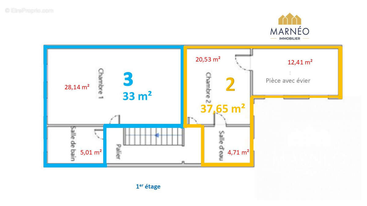Appartement à CHALONS-EN-CHAMPAGNE