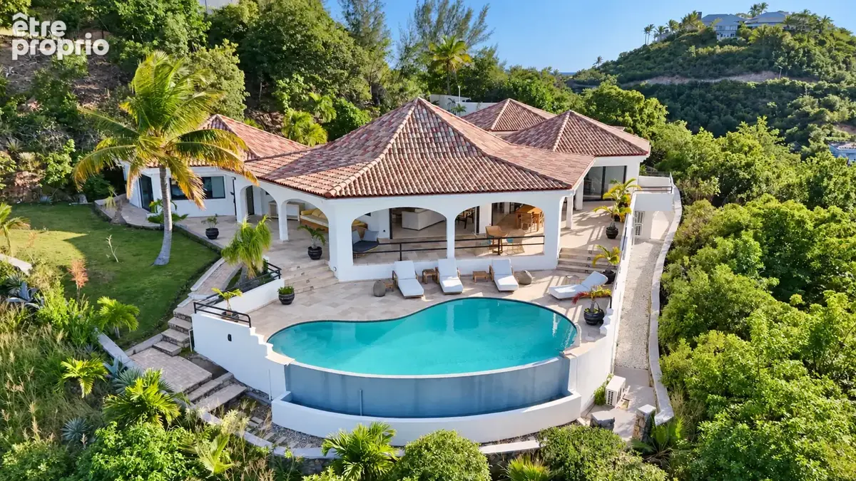Villa T5 + studio - Vue mer & Anguilla - Terres Basses - photo 2