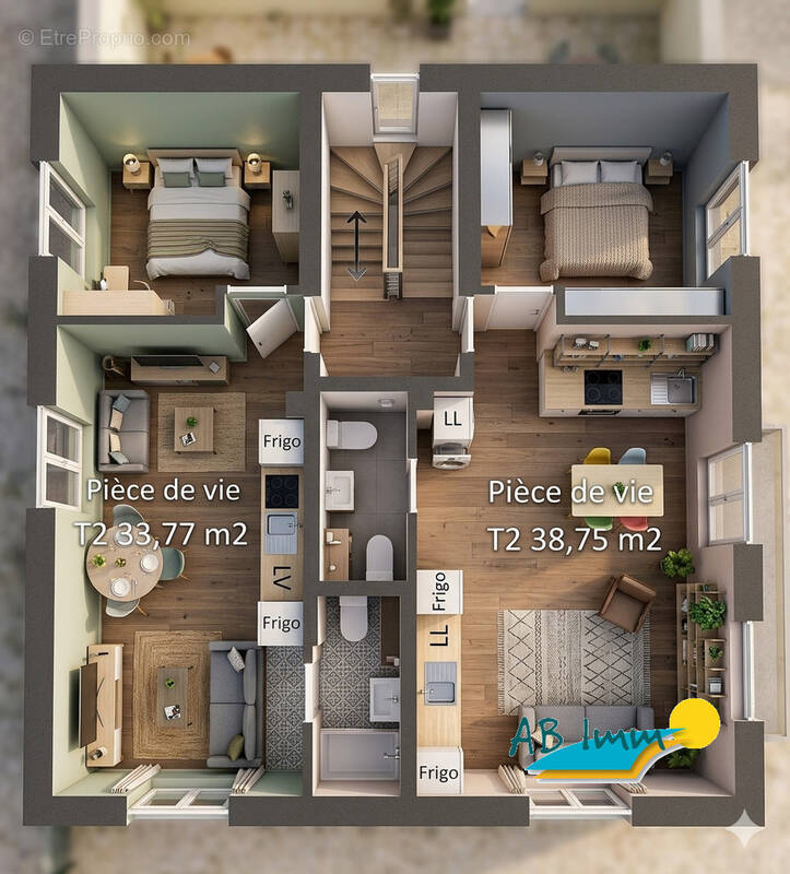 Appartement à CAUDAN