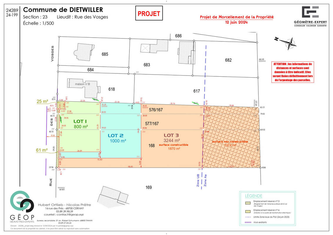 Terrain à DIETWILLER