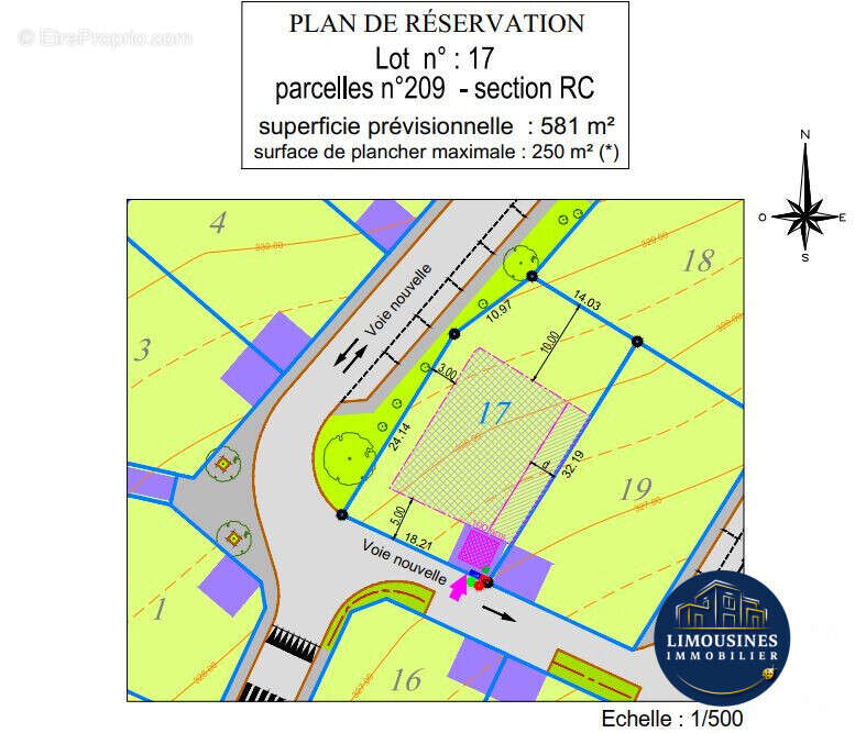 Terrain 581 m² à Limoges  - photo 2