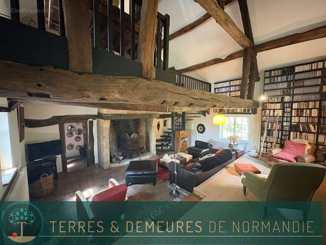 Pays d'AUGE DU CALVADOS, au sud de LISIEUX, belle maison normande en colombages - photo 4