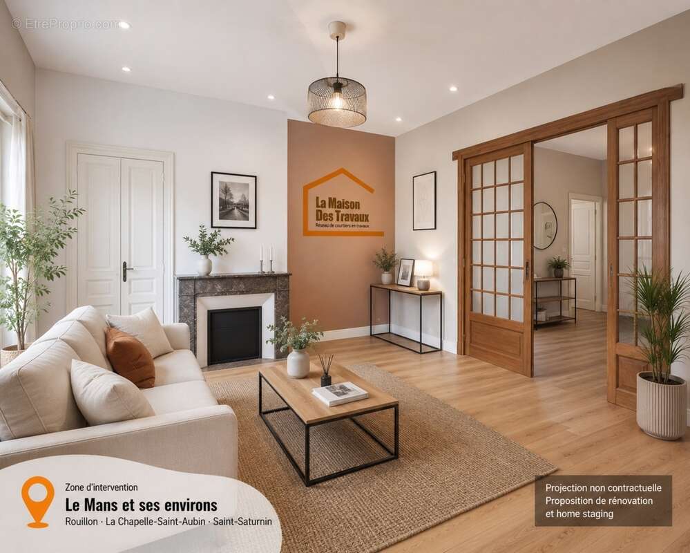 LE MANS Maison de type Mancelle à rénover quartier Olivier HEUZÉ et pour INVESTISSEURS - photo 13