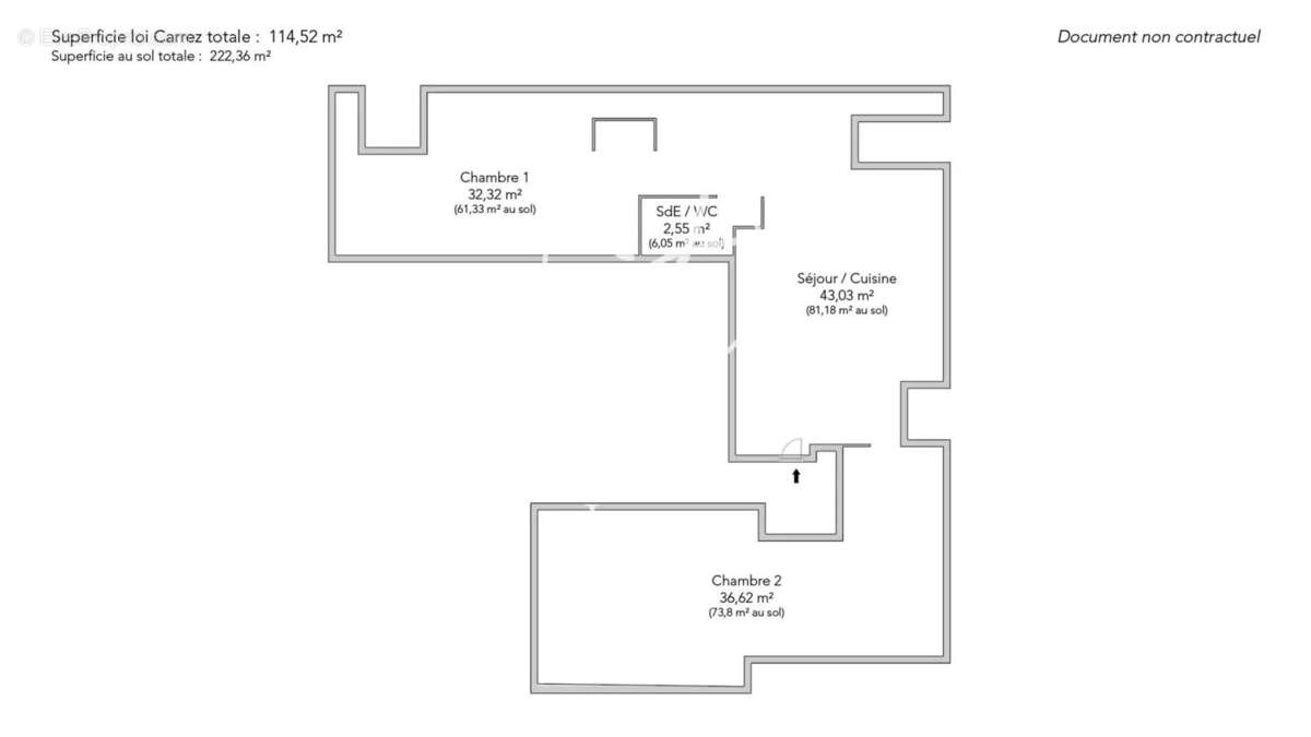 Appartement à PARIS-18E