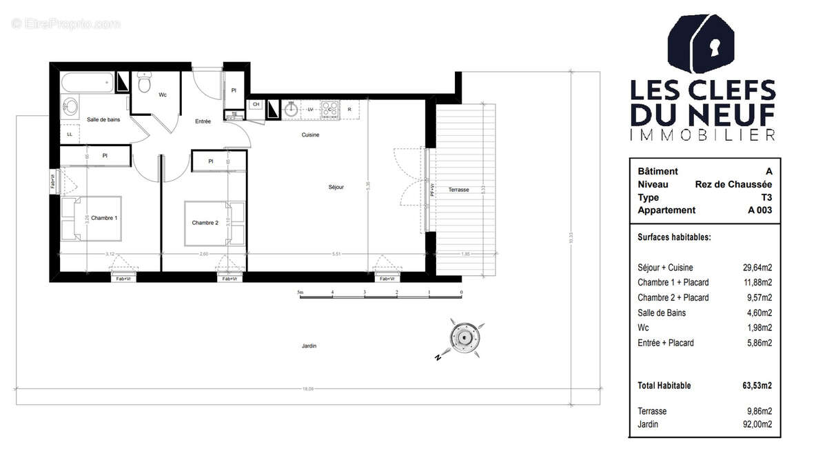 Appartement à TOULOUSE