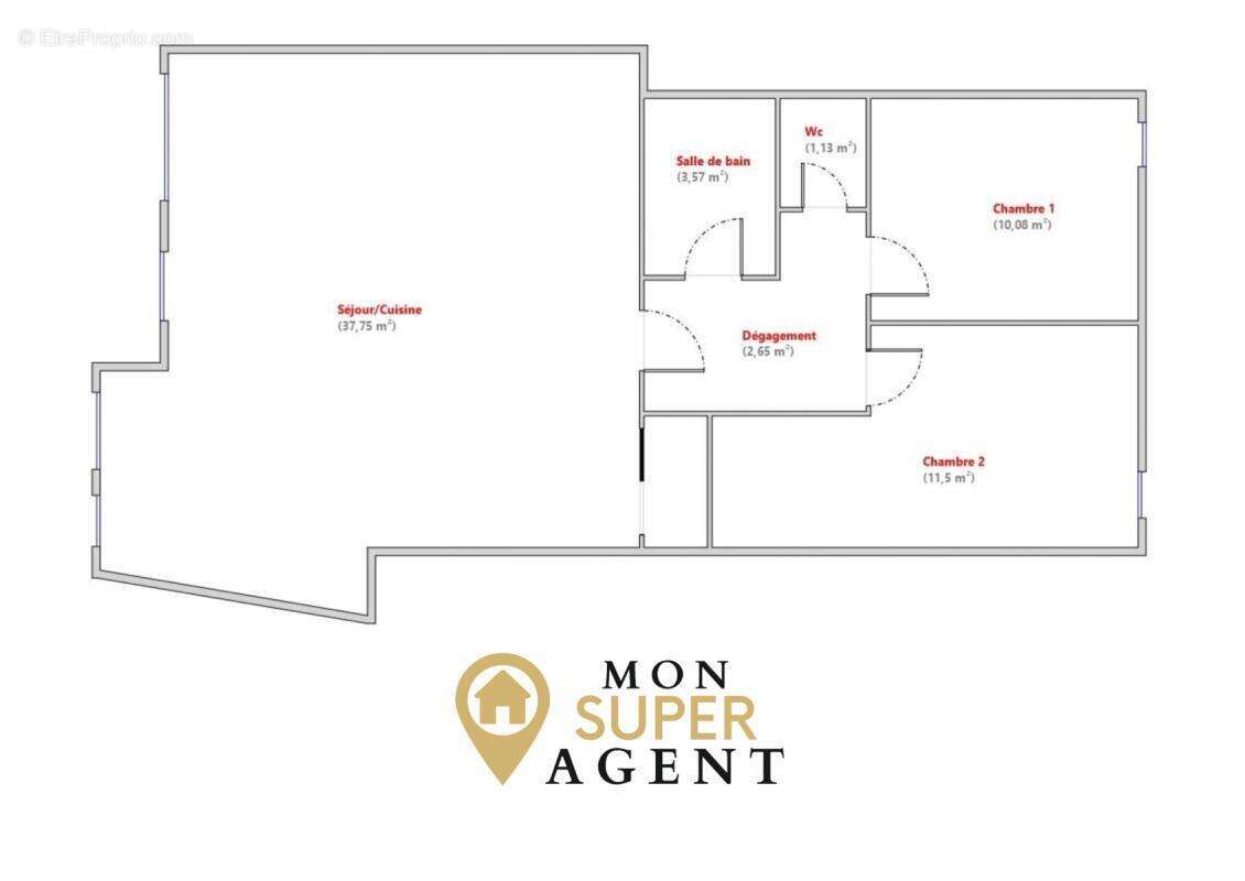 Appartement à MELUN