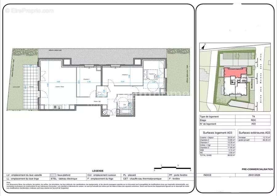 Appartement à PRAZ-SUR-ARLY