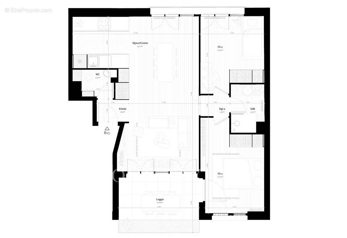 Appartement à BORDEAUX