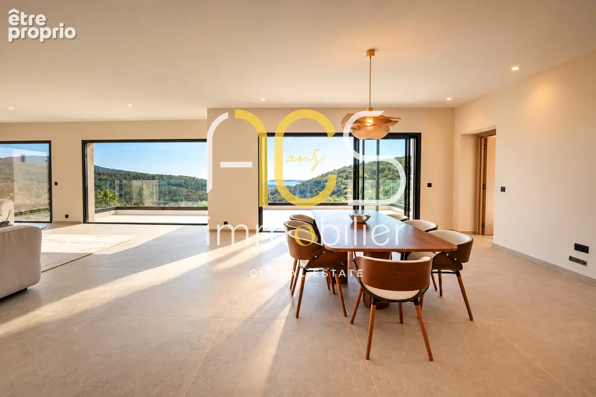 GRIMAUD - Villa vue mer, 5 chambres et piscine - photo 8