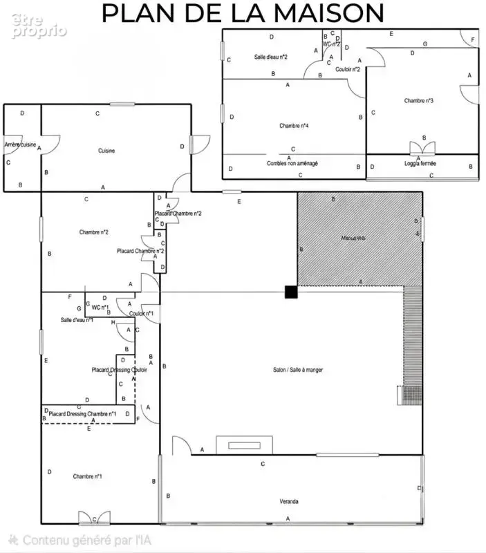 EXCLUSIVITE ! Propriété d'exception de 170 m² + véranda de 21 m2 sur 3 hectares avec piscine, box à chevaux & dépendances – Pert - photo 35