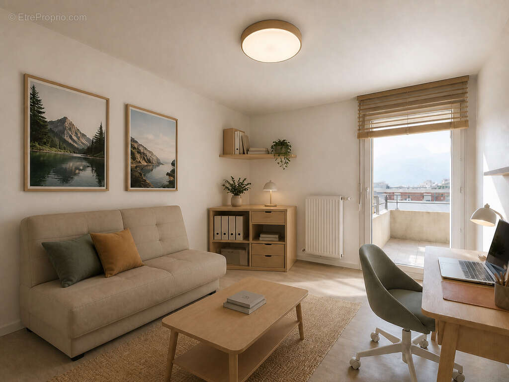 Vaste 4 pièces + cuisine de 82m2 traversant en étage élevé grenoble vigny-musset le panorama - photo 12