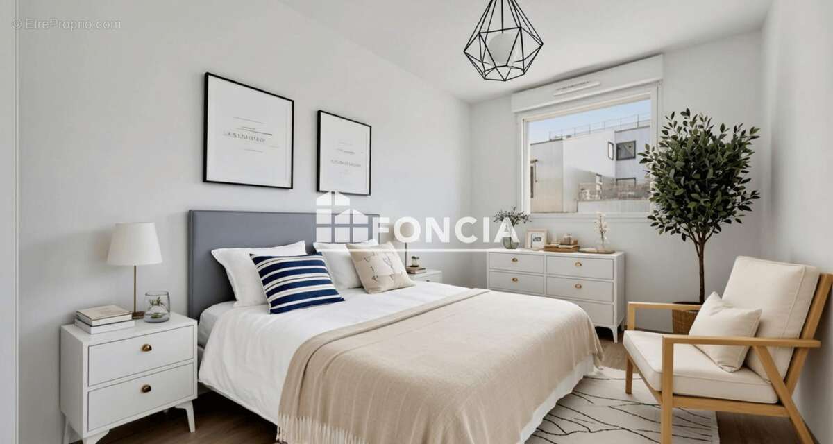 T3 récent avec vue dégagée – 73 m² + parking intérieur – Bassins à Flot - photo 6