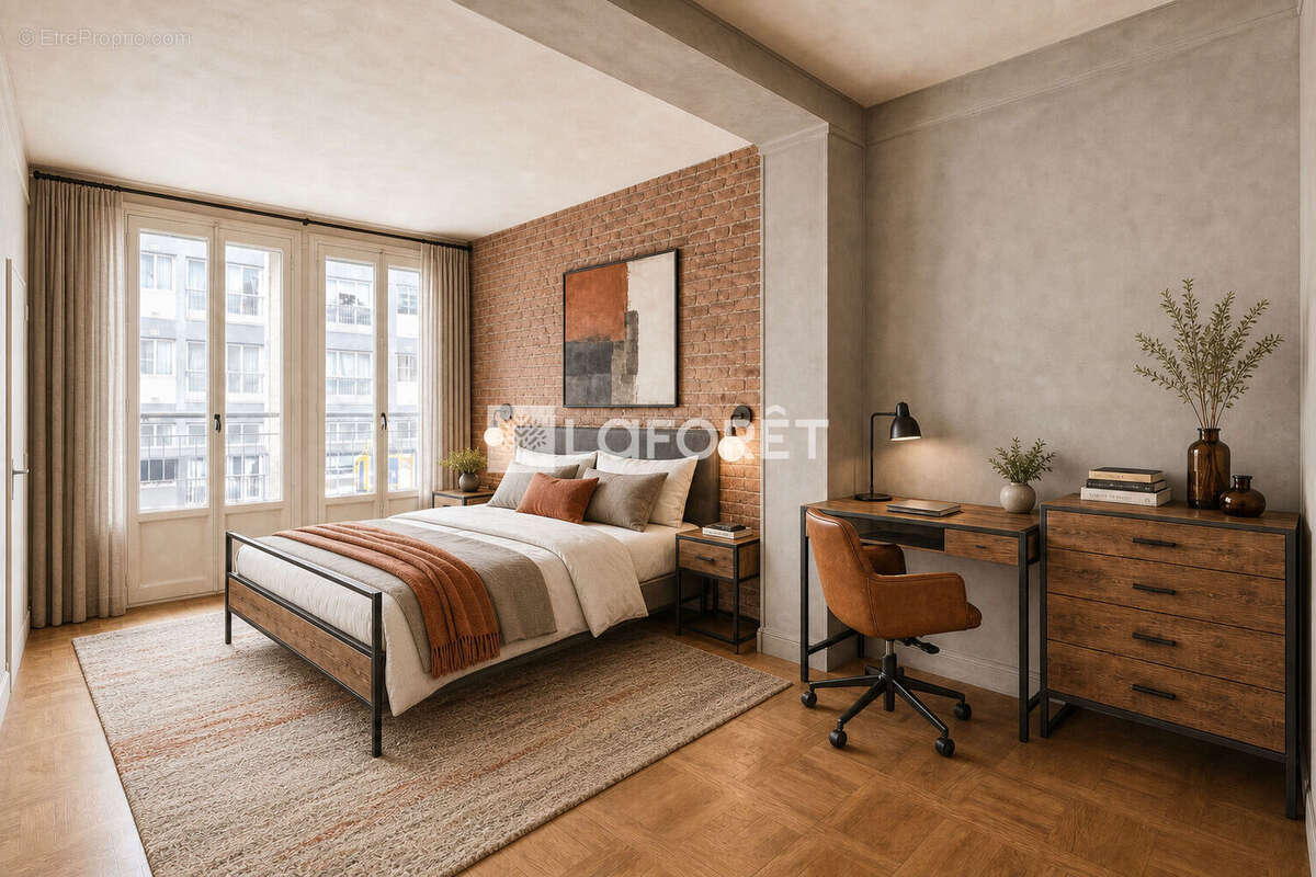 Paris 15e - George Brassens  Appartement de 75 m² au fort potentiel, esprit loft industriel - photo 3