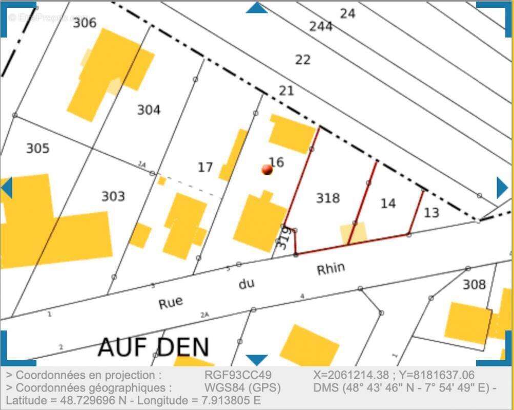 Terrain à HERRLISHEIM