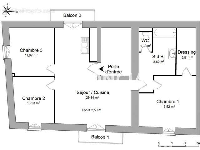 Appartement à SAINT-CHAPTES