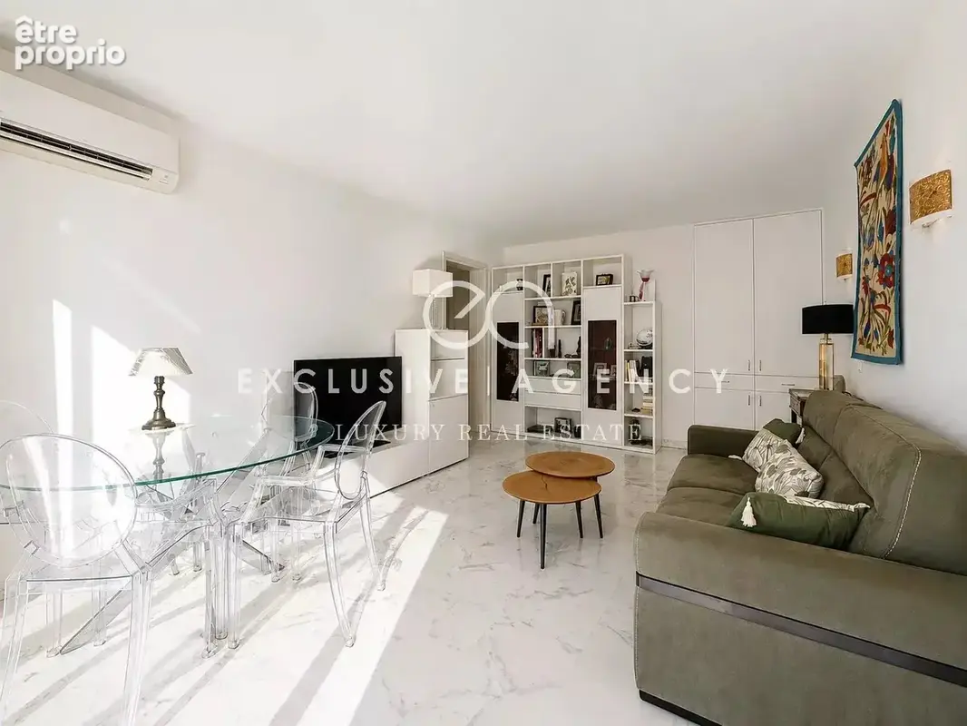 Cannes vente 2 pièces de 46m² - Grande terrasse à 100 m des plages - photo 2